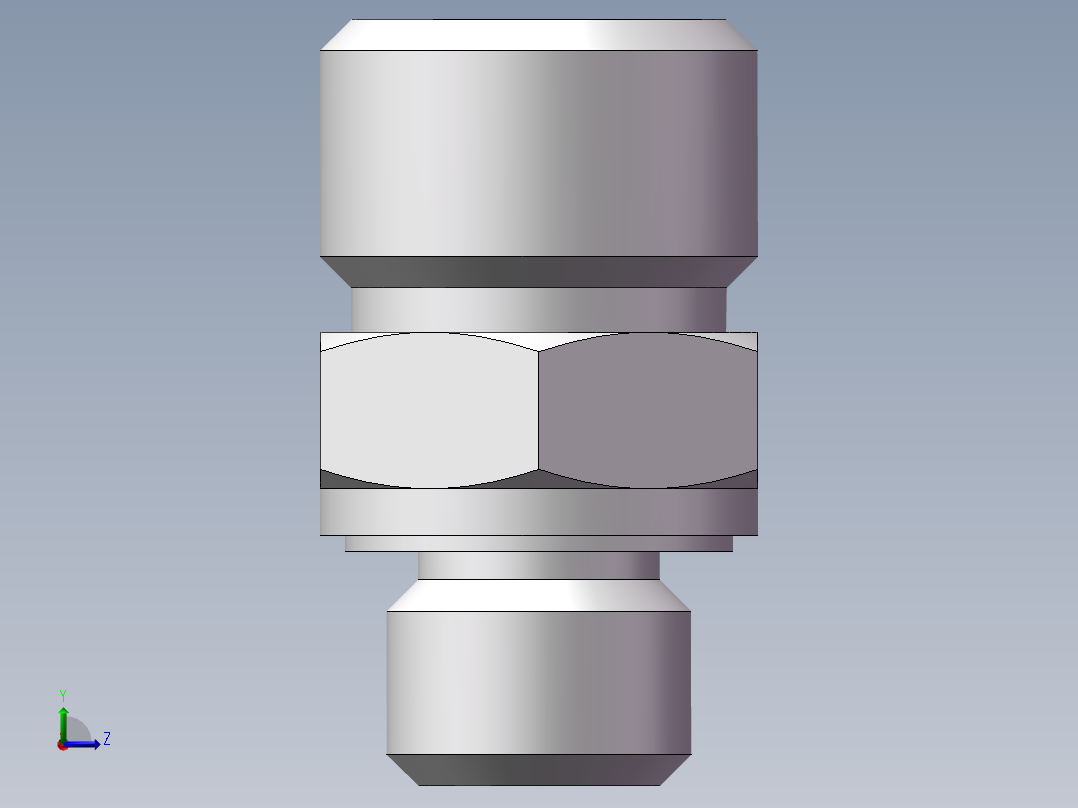英制管螺纹ED密封、1CB-14-02WD左视图