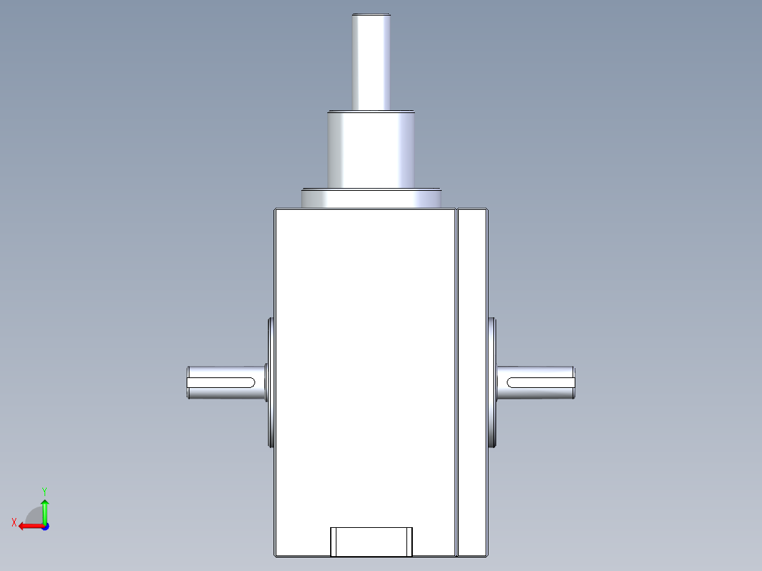 RU100DH升降摇摆型后视图