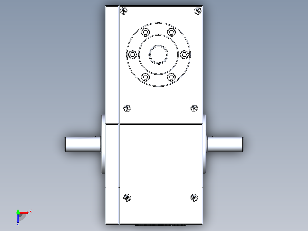 RU100DH升降摇摆型俯视图