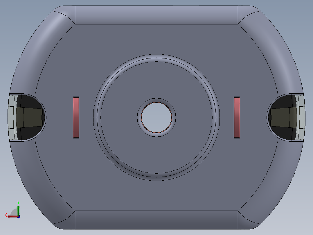 直流电机、电机(13)后视图