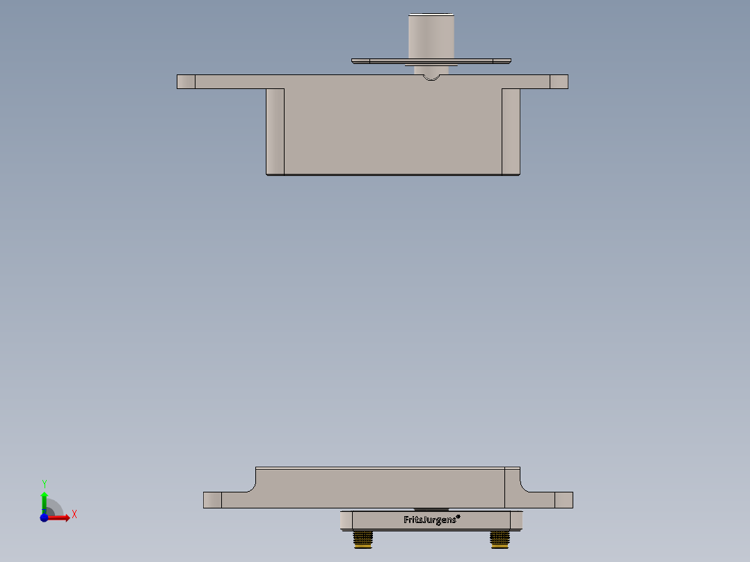 FritsJurgens®-系统一-枢轴铰链前视图
