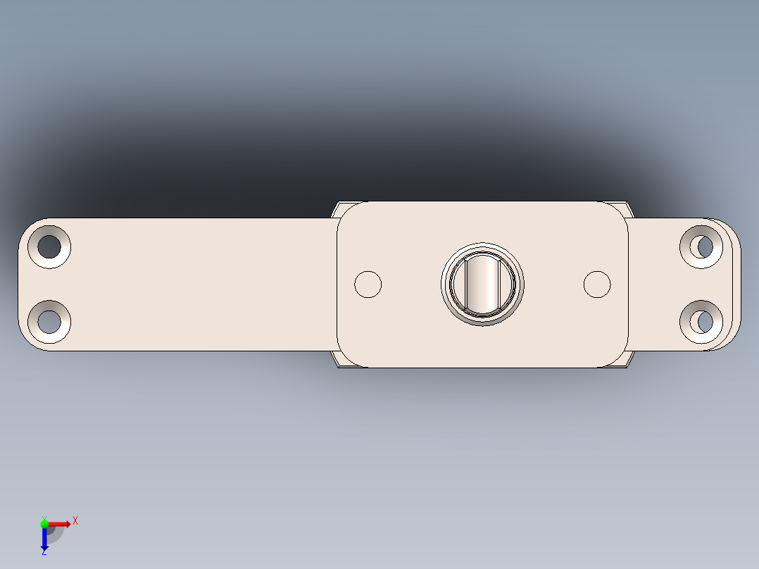 FritsJurgens®-系统一-枢轴铰链俯视图