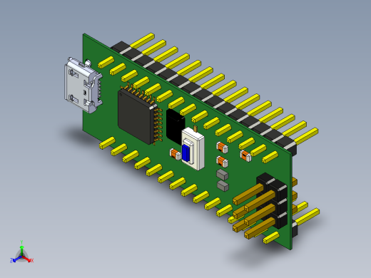 Arduino Nano是一款基于微控制器的设备正等轴测缩略图