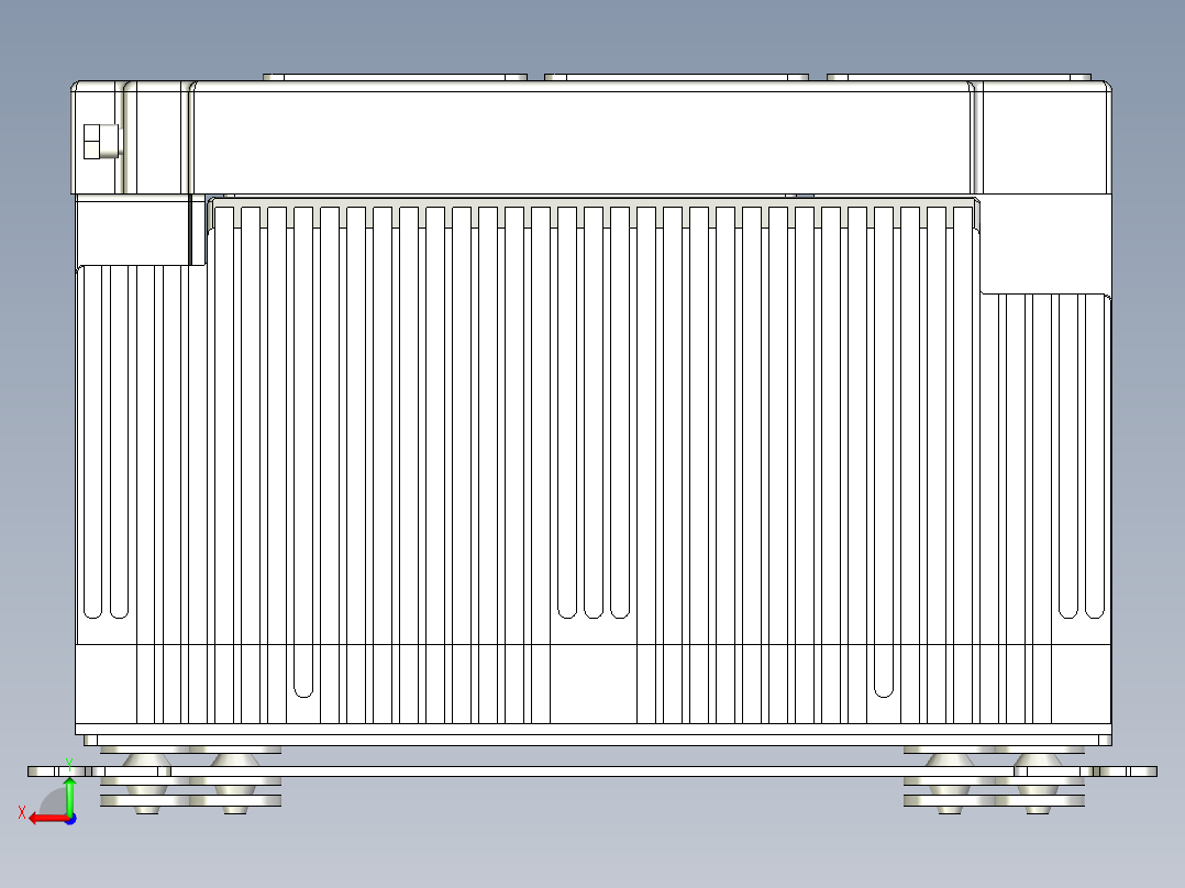 军用无线电台机模型--361158-25后视图