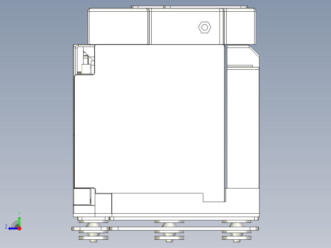 军用无线电台机模型--361158-25右视图