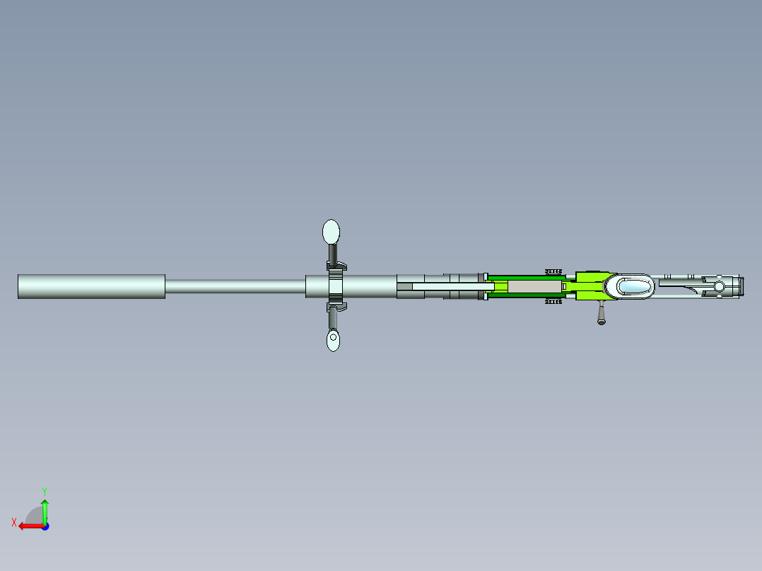 手枪左轮冲锋枪老式狙击步枪设计3D图纸cheytac-m200 stp x_t后视图