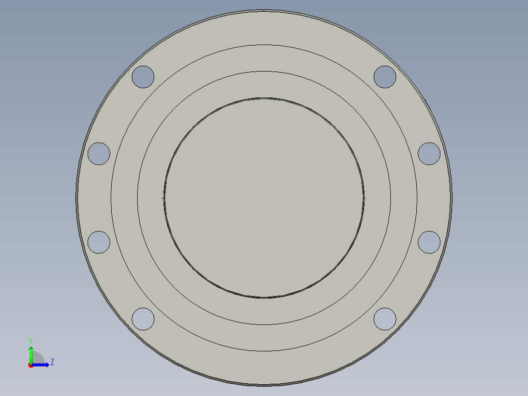 JF20040-8滚珠丝杆3D模型.igs左视图