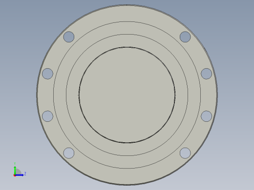 JF20040-8滚珠丝杆3D模型.igs左视缩略图