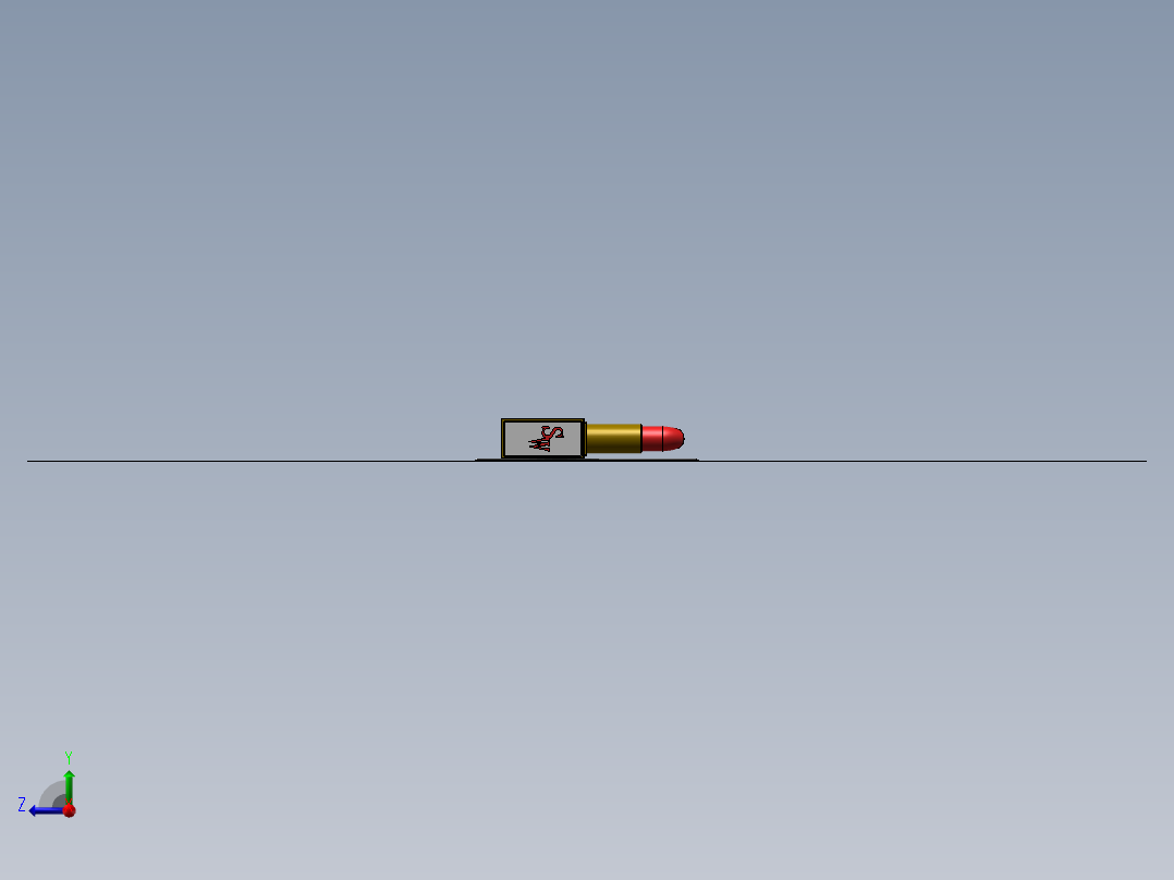 制作口红旋转动画右视图