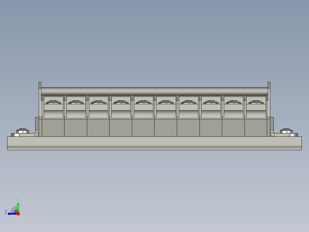 TD-30A10接线排右视图