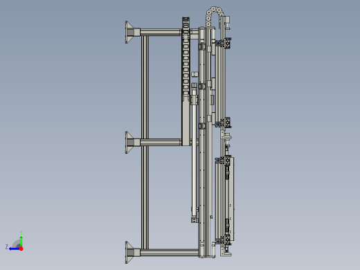 多工位切换的滑台装置右视缩略图
