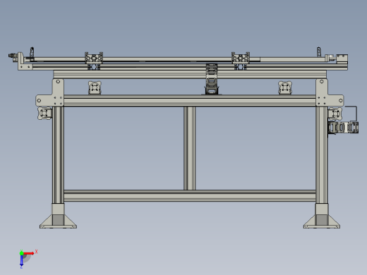 多工位切换的滑台装置俯视缩略图