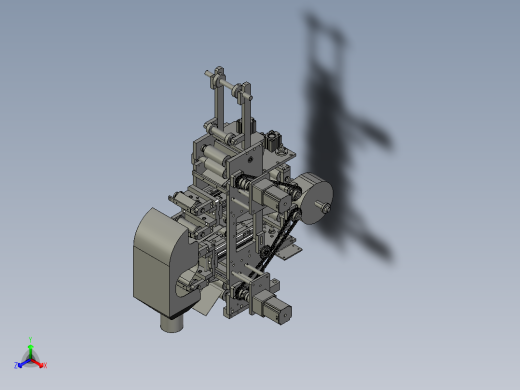 显影辊抛光机D80-砂纸收放机构