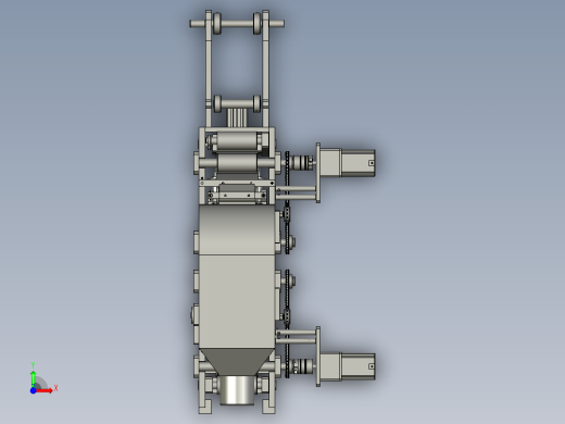 显影辊抛光机D80-砂纸收放机构前视缩略图