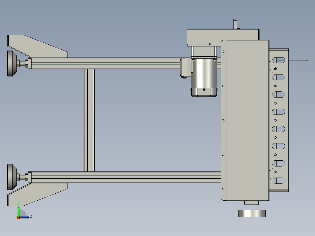 CZXD-0404输送机构ZB左视图