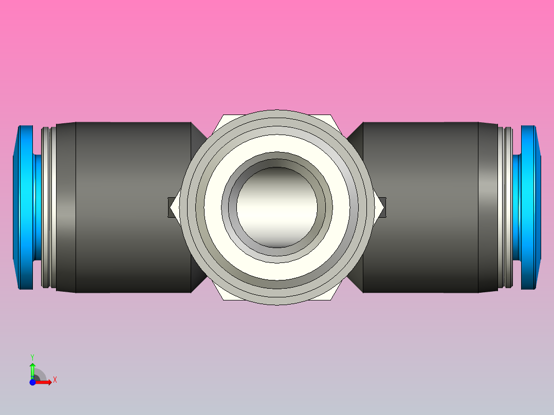 快插接头QST-G3_8-10-20前视图