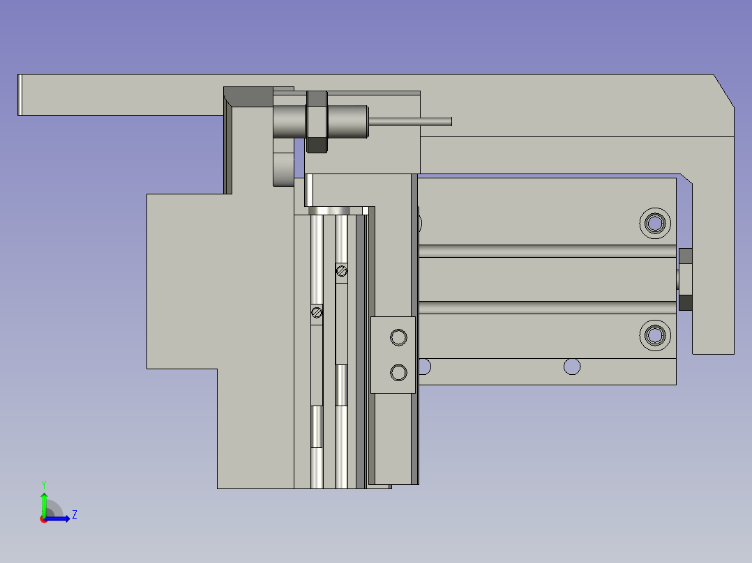 14AC-极耳定位组件A左视图
