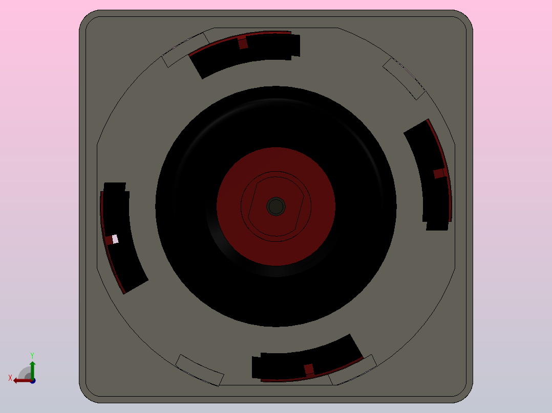 转换开关后视图