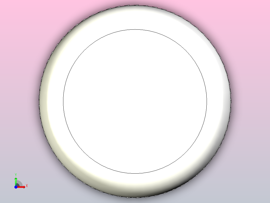 LED灯泡型号 - 高功率灯（Fusion 360设计）前视图