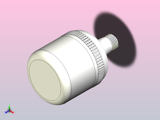 LED灯泡型号 - 高功率灯（Fusion 360设计）正等轴测缩略图