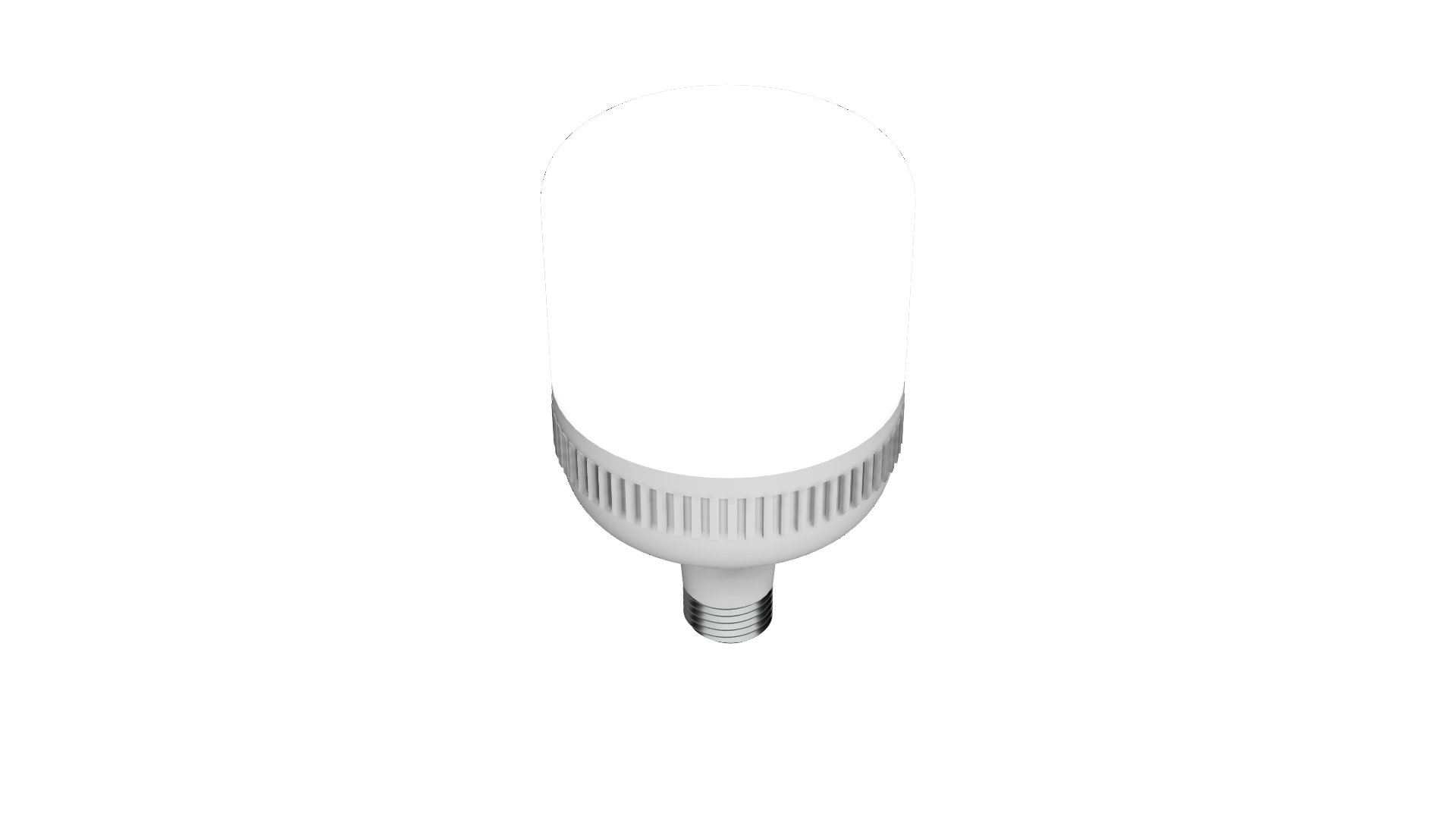 LED灯泡型号 - 高功率灯（Fusion 360设计）