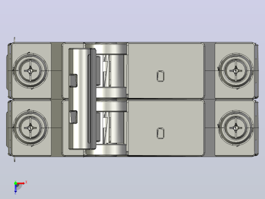 NBH-80 1P&amp;N小型断路器三维模型202307俯视缩略图