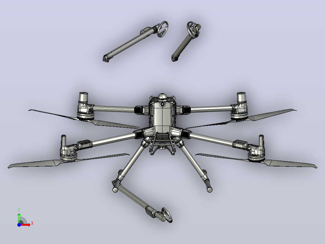 行业级无人机DJI Matrice 400前视图