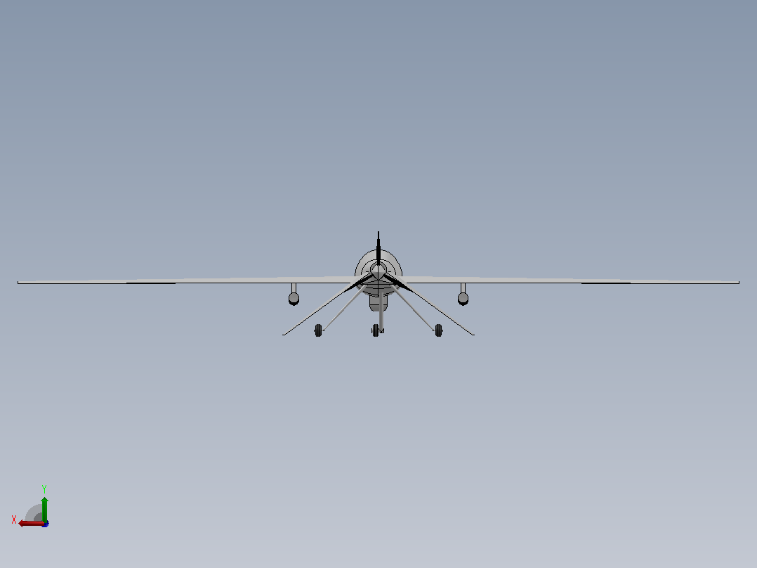 MQ-9无人机 通用原子MQ 1普雷达托后视图