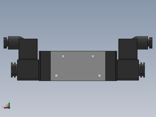 二位五通双电控换向阀[XQ250641]后视缩略图