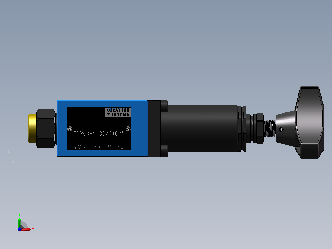 ZDR6D-A1M 叠加式直动减压阀前视图