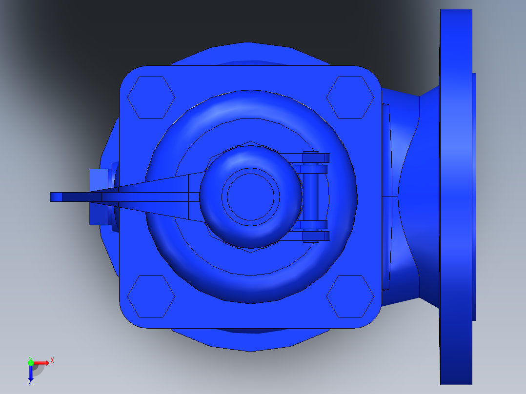 安全阀系列俯视图