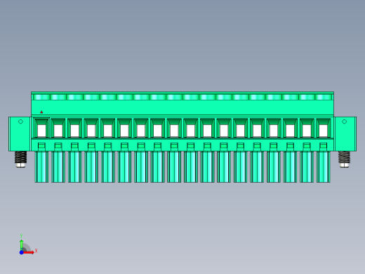 DEGSON 15EDG（公头） 3.5mm 螺钉锁紧，插拔式接线端子 FullPack-15EDGKBM-3.5-18P-14-00AH前视缩略图