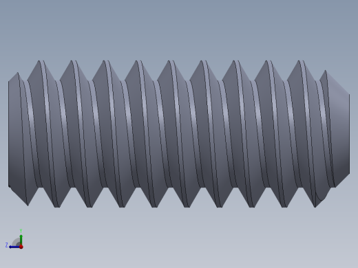 UNC 平头紧定螺钉-UNC SET SCREW 10-24 x0.4375.SLDPRT右视缩略图