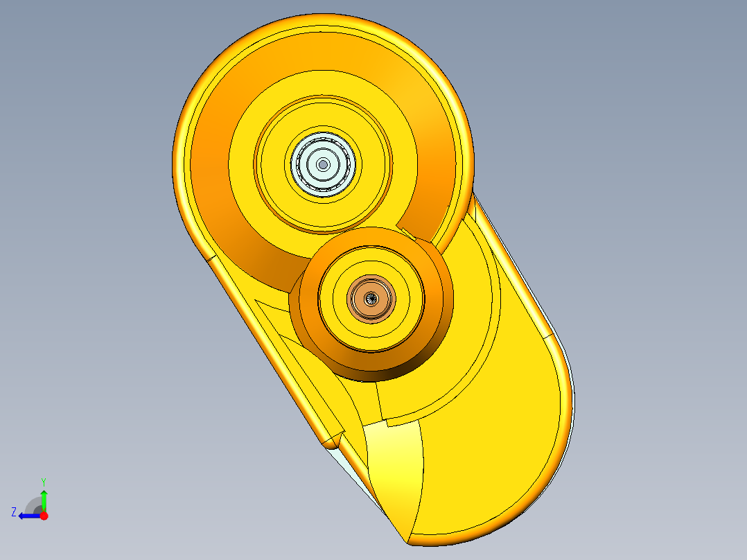 机械传动式无级变速器设计==1153443==三维通用格式右视图