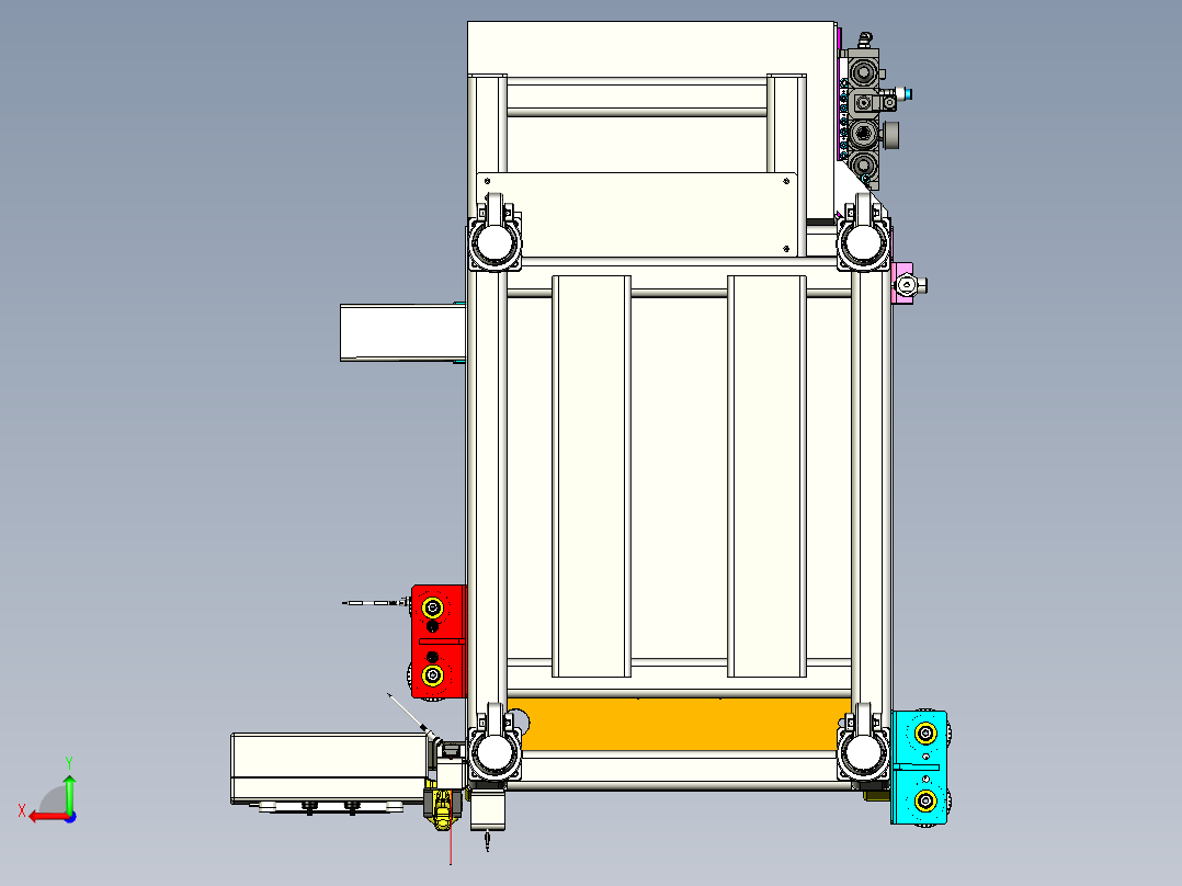 蜗轮衬套压装后视图