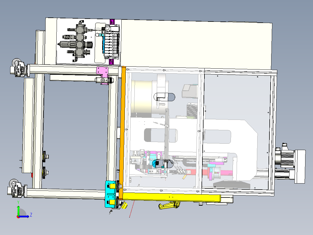 蜗轮衬套压装左视图