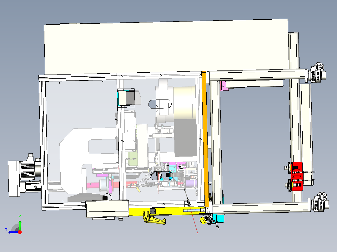 蜗轮衬套压装右视图