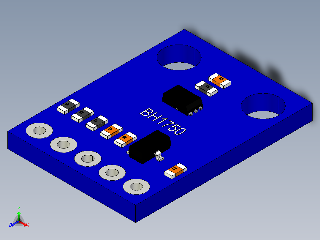 传感器 (50)正等轴测图