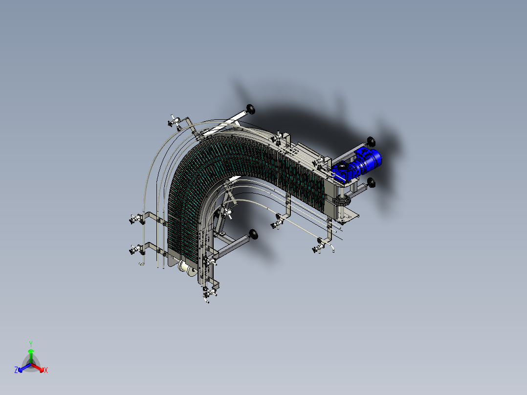 链条箱 输送机弯道---stp igs
