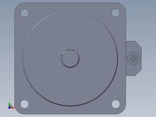 3403HS60U14 汉德宝 标准混合步进电机10A0前视缩略图
