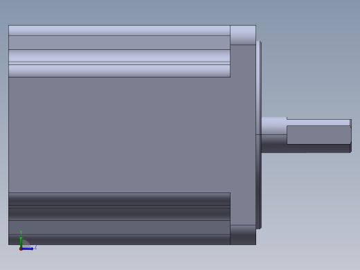 3403HS60U14 汉德宝 标准混合步进电机10A0左视缩略图
