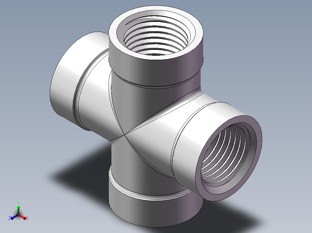 四通-等径内丝 DN8