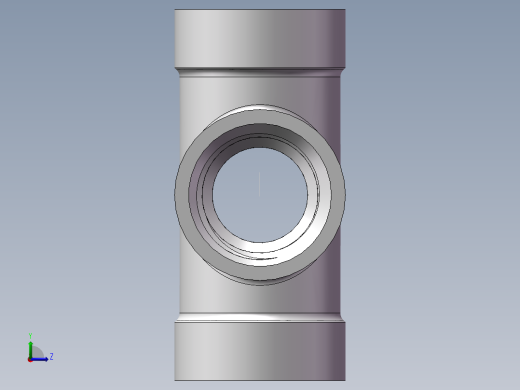 四通-等径内丝 DN8左视缩略图
