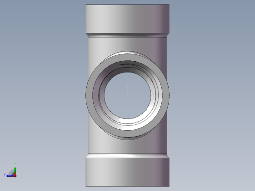四通-等径内丝 DN8右视缩略图