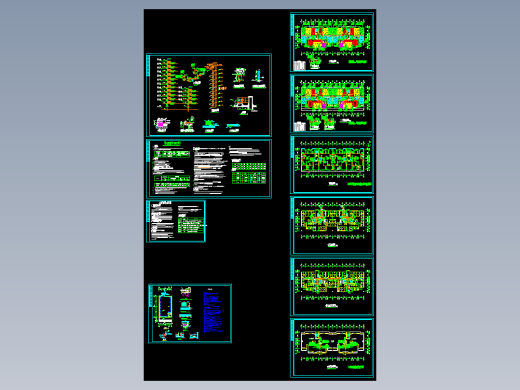 高层住宅采暖通风全套图纸