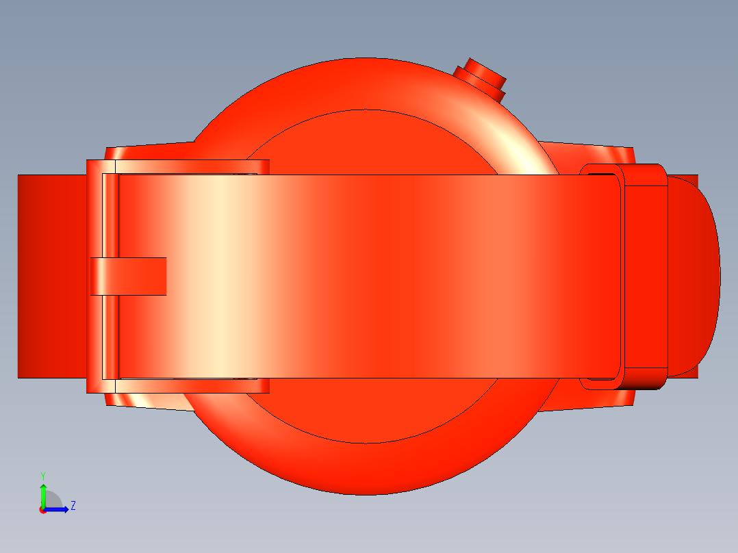 moto360智能手表左视图