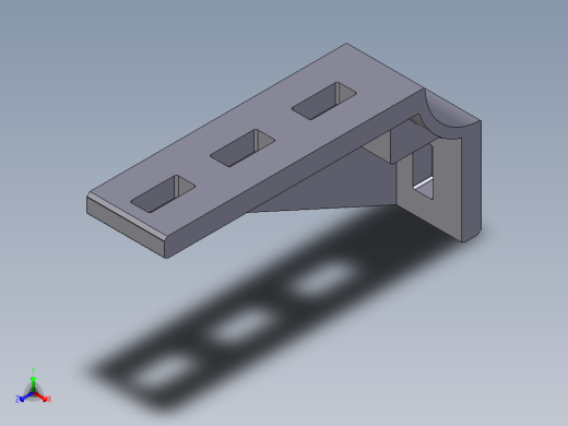 型材-40X160 MULTI PURPOSE BRACKET 3842529006正等轴测缩略图