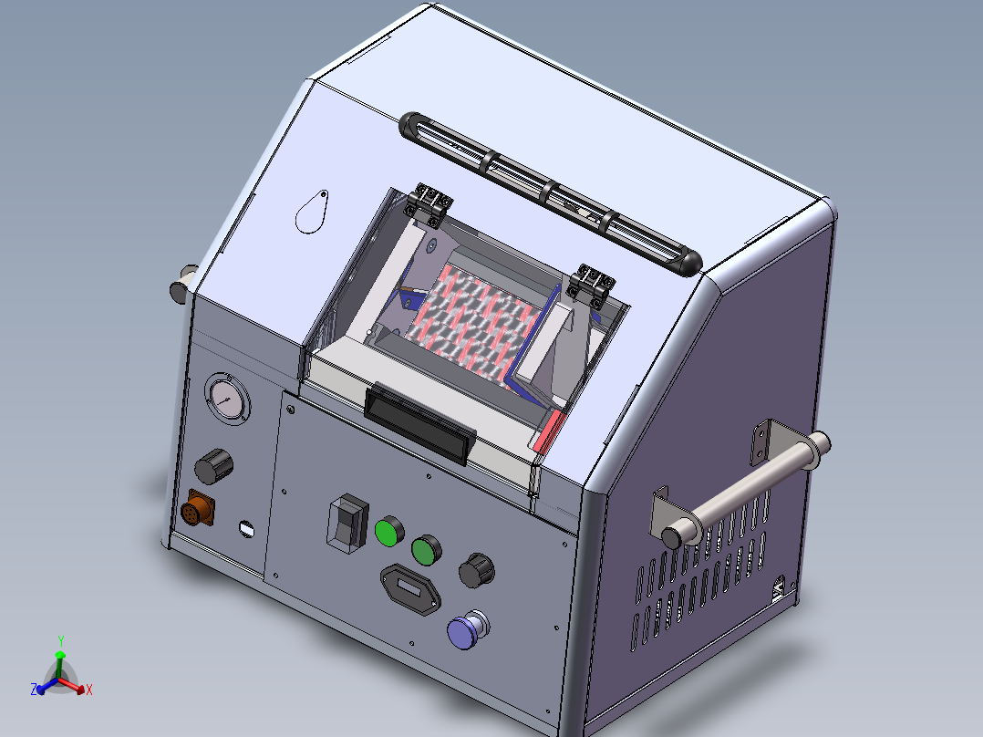 干冰清洗机SW三维模型