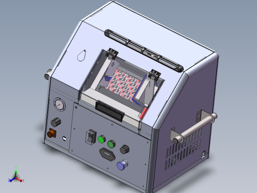 干冰清洗机SW三维模型
