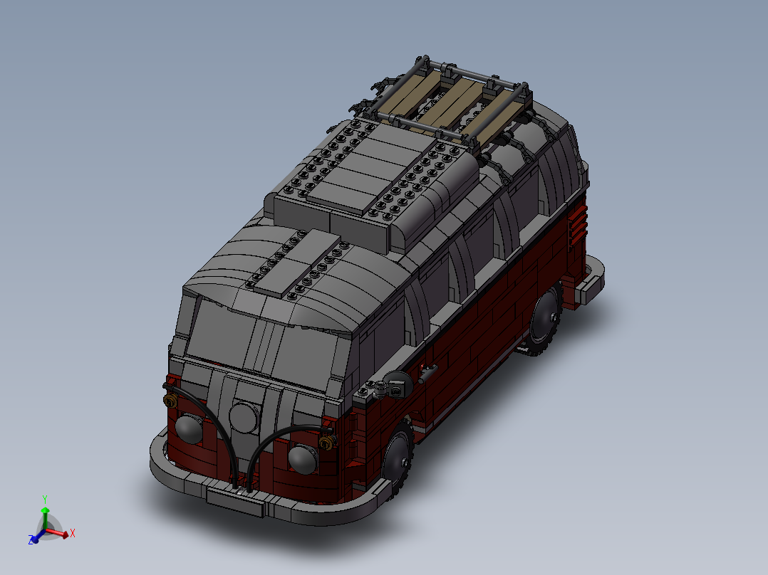 乐高积木： 大众T1露营车